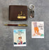 Personalized Men Wallet with Keychain Combo | Fathers Day